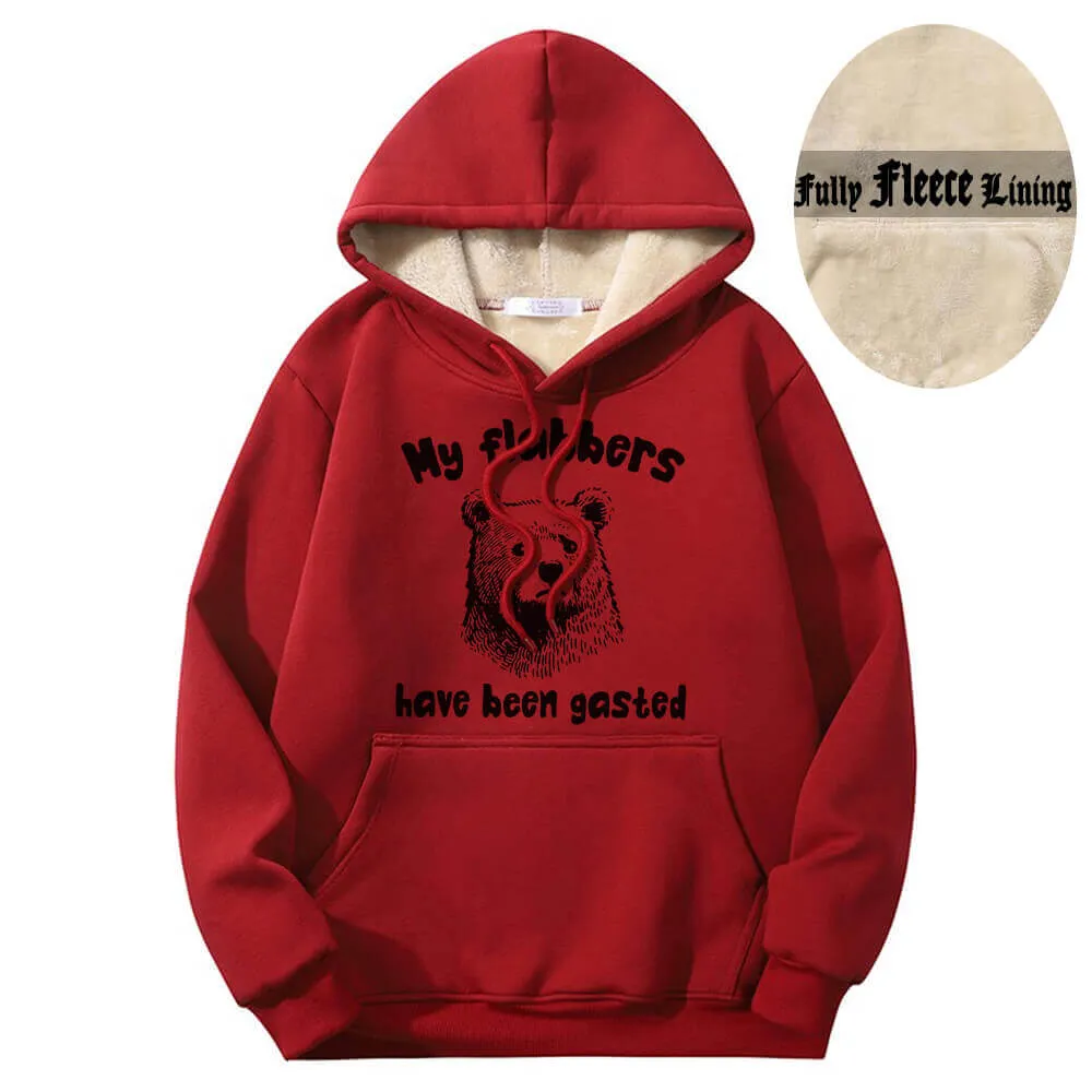 My Flabbers Have Been Gasted Bear Fleece Sherpa Hoodie sold by GTHIC product image thumbnail 2