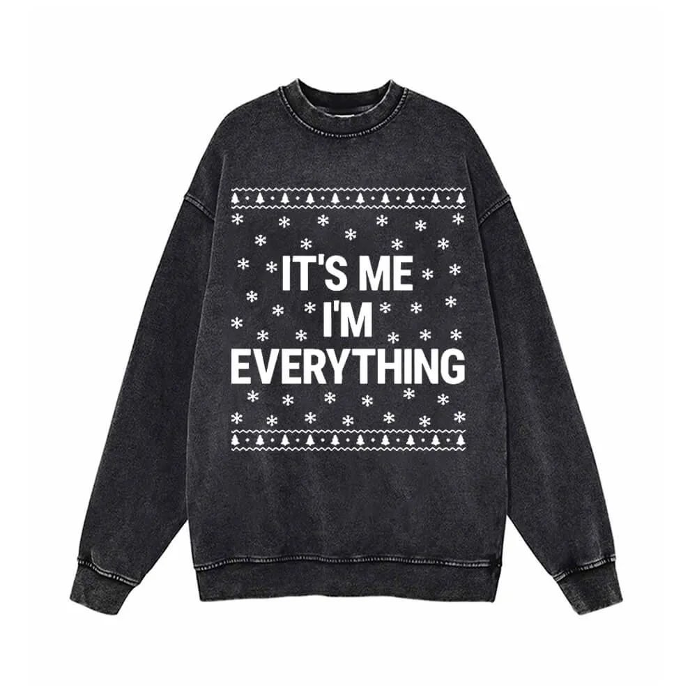 I Have Everything Letters Vintage Washed Couple Sweatshirt sold by GTHIC product image thumbnail 3