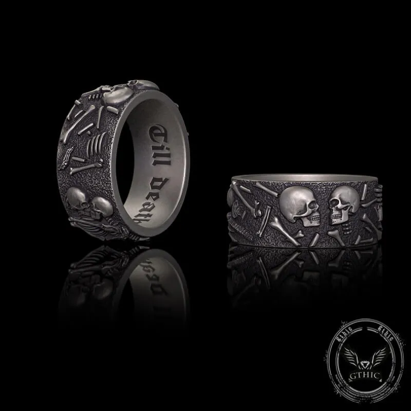 Till Death Do Us Part Sterling Silver Couple Ring sold by GTHIC