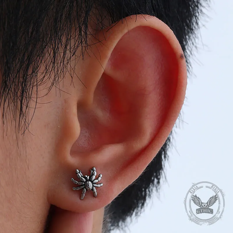 Dark Scary Spider Stainless Steel Animal Earrings sold by GTHIC product image thumbnail 2