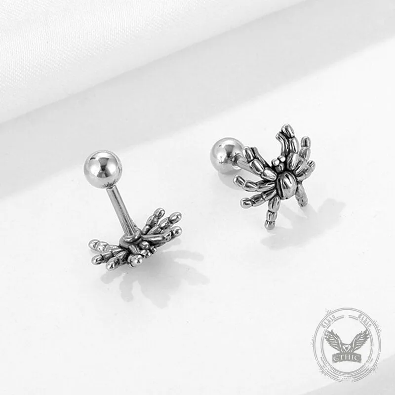 Dark Scary Spider Stainless Steel Animal Earrings sold by GTHIC product image thumbnail 5