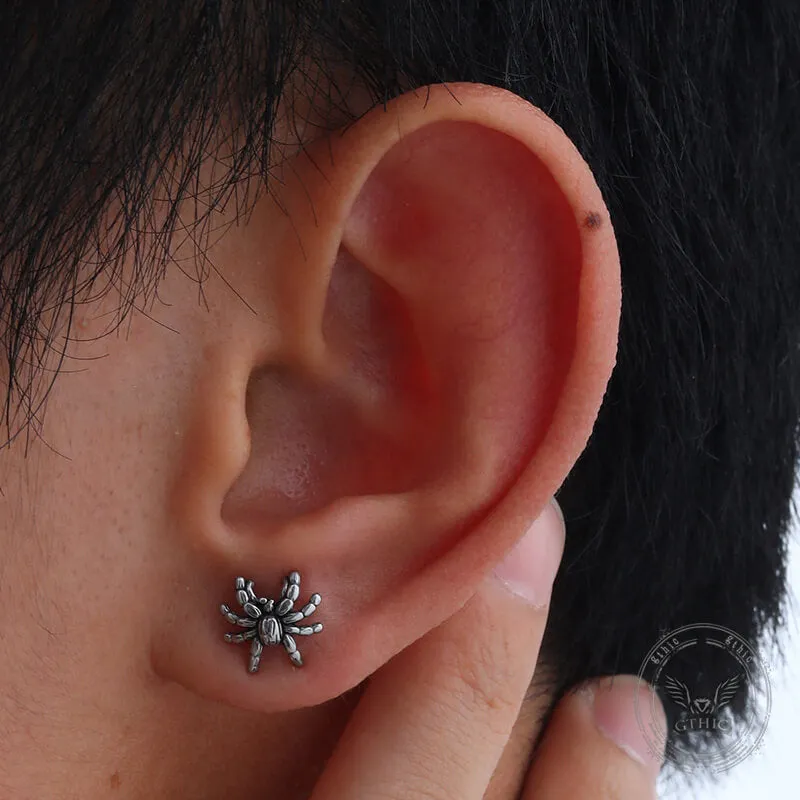 Dark Scary Spider Stainless Steel Animal Earrings sold by GTHIC product image thumbnail 3