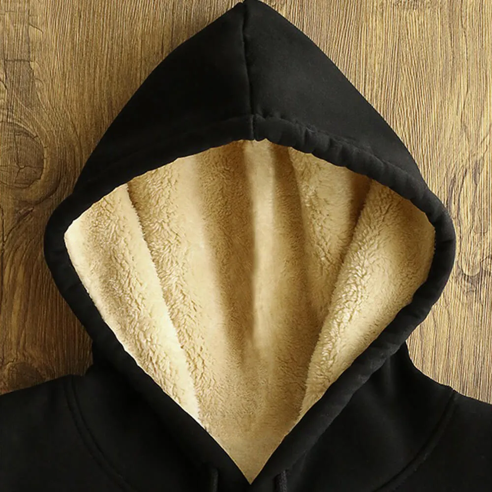 Dada Daddy Dad Bruh Funny Fleece Sherpa Lined Hoodie sold by GTHIC product image thumbnail 4