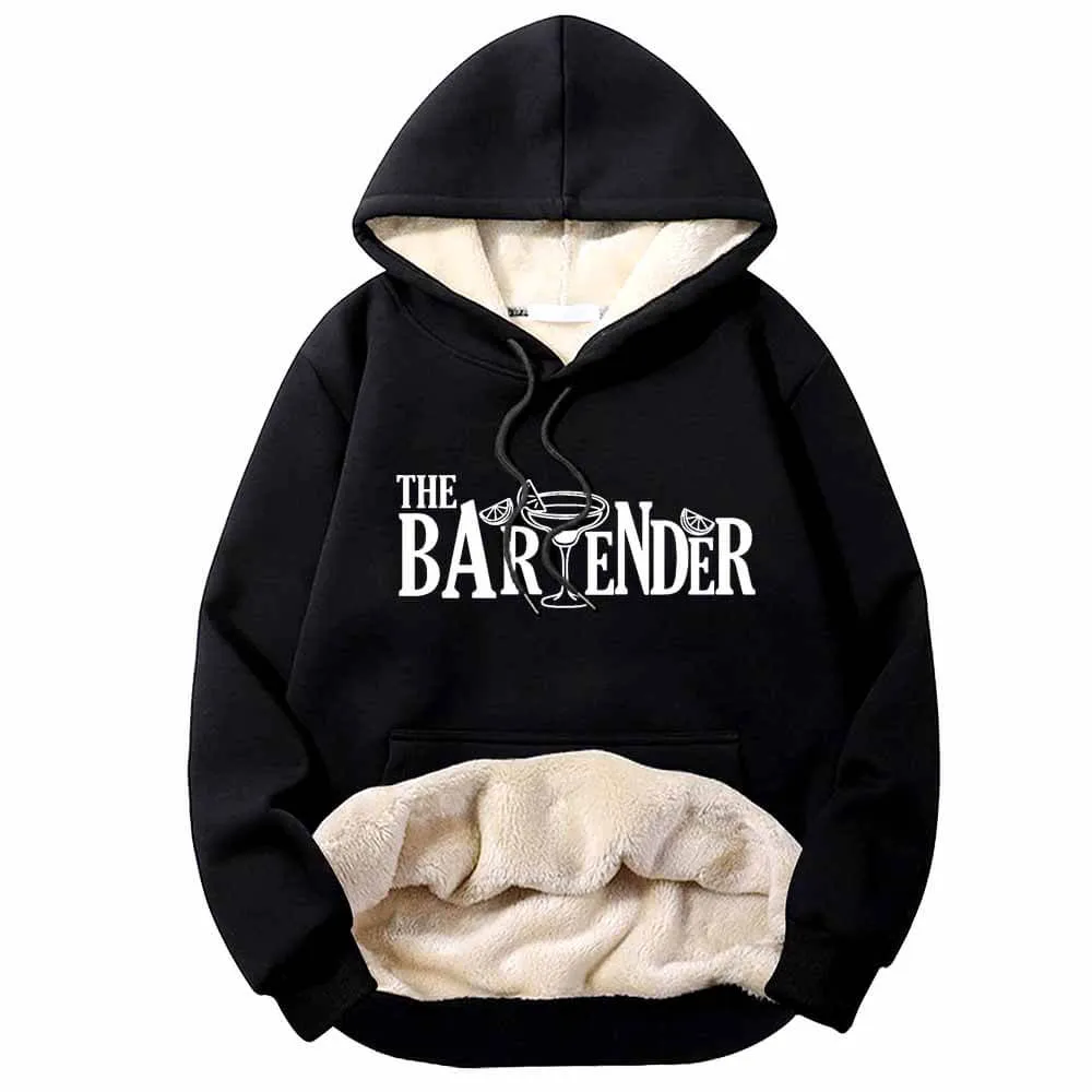 The Bartender Cocktail Funny Fleece Sherpa Hoodie sold by GTHIC