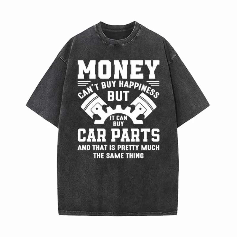 Money Can't Buy Happiness Funny Mechanic T-shirt sold by GTHIC