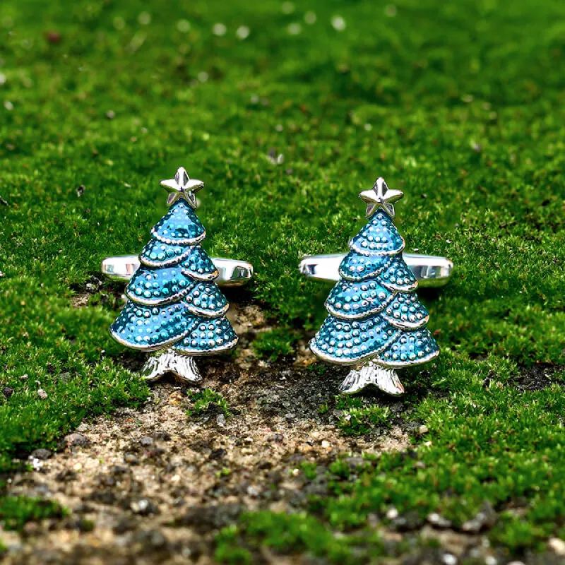 Christmas Tree Copper Cufflinks sold by GTHIC