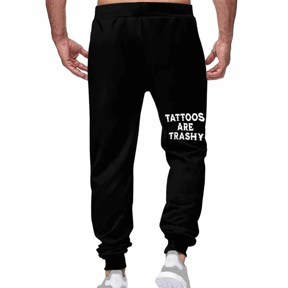 Tattoos Are Trashy Casual Elastic Drawstring Pants sold by GTHIC product image thumbnail 5