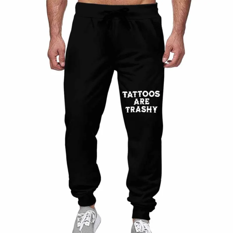 Tattoos Are Trashy Casual Elastic Drawstring Pants sold by GTHIC