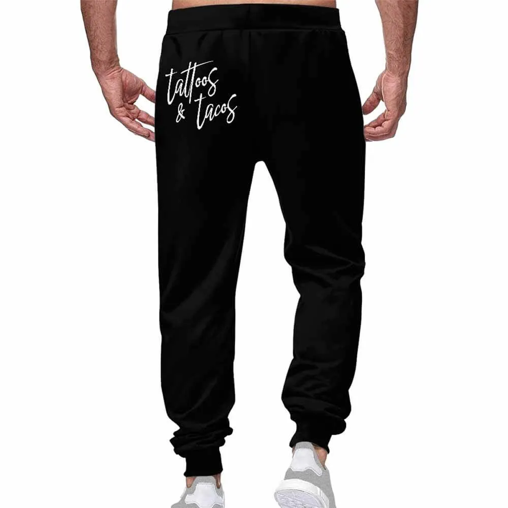 Tattoos And Tacos Casual Elastic Drawstring Pants sold by GTHIC product image thumbnail 5