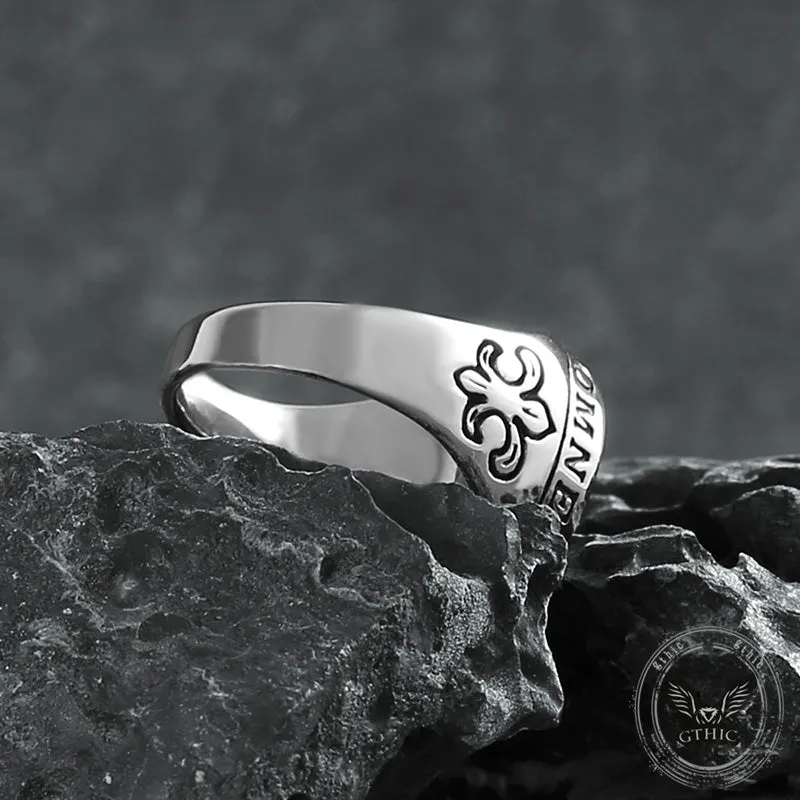 Vintage Viking Nordic Compass Stainless Steel Marine Ring sold by GTHIC product image thumbnail 4