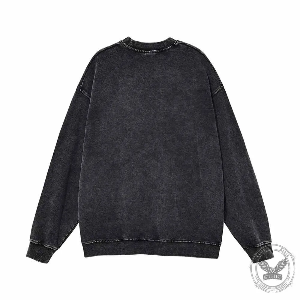 I Don’t Do Winter Very Well Vintage Washed Sweatshirt sold by GTHIC product image thumbnail 2