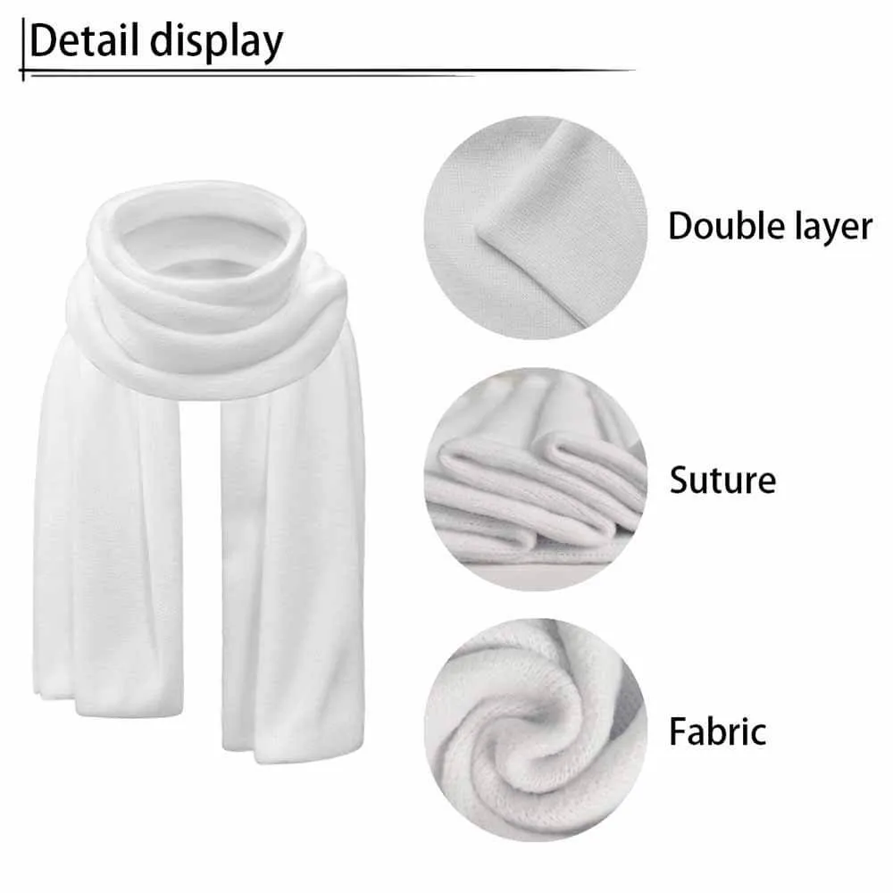 Classic Solid Black Warm Knitted Scarf sold by GTHIC product image thumbnail 4