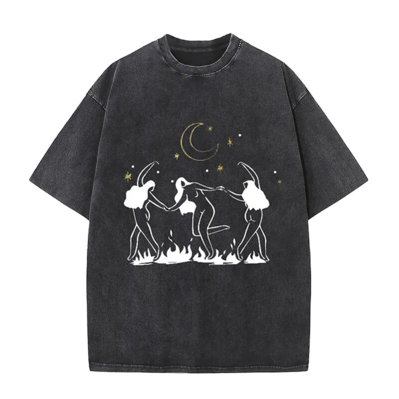 Granddaughter Of The Witches Washed T-shirt sold by GTHIC