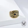 Vintage God's Eye Egyptian Pharaoh Eye Stainless Steel Ring sold by GTHIC