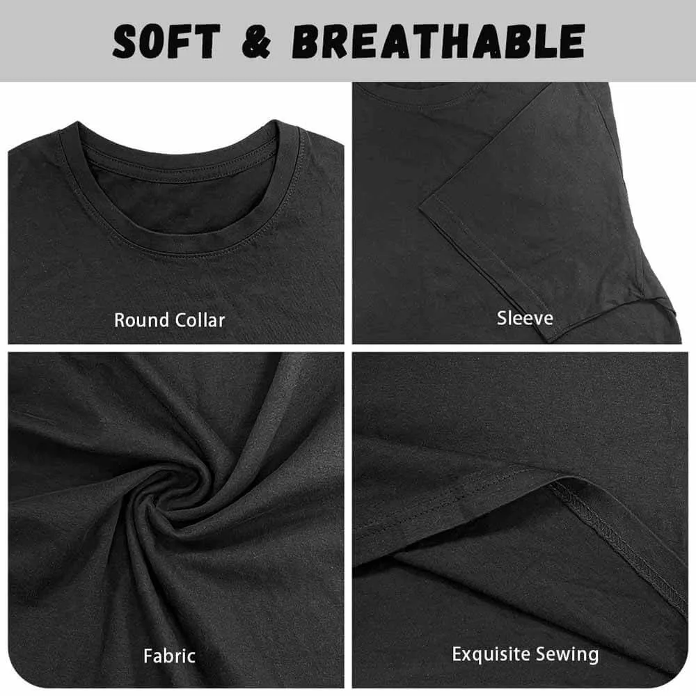 Home Is Where The Wifi Cotton Crew Neck T-shirt sold by GTHIC product image thumbnail 5