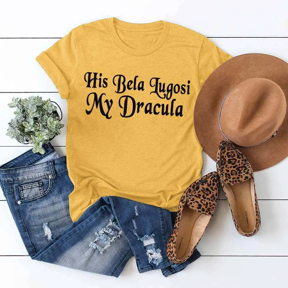 His Bela Lugosi My Dracula Casual Crew Neck T-shirt sold by GTHIC product image thumbnail 3