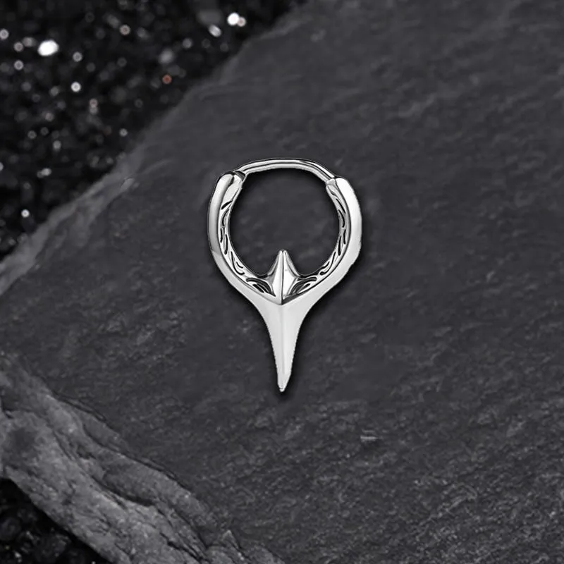 Fashion Geometric Sword Stainless Steel Hoop Earrings sold by GTHIC product image thumbnail 4