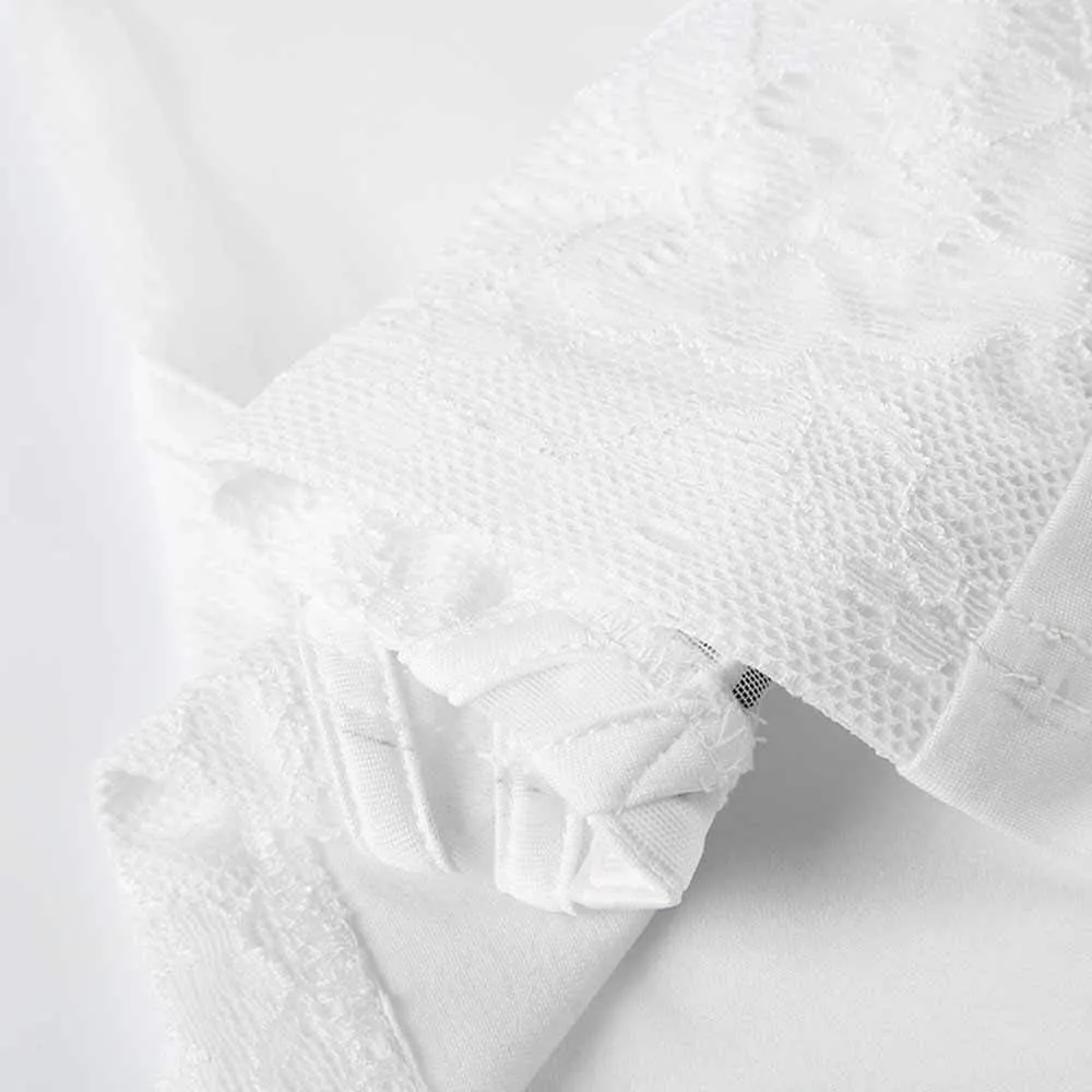 Sexy Mesh Splicing Low Neck See-Through Strappy Vest sold by GTHIC product image thumbnail 4