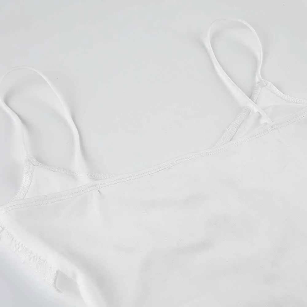 Sexy Mesh Splicing Low Neck See-Through Strappy Vest sold by GTHIC product image thumbnail 5