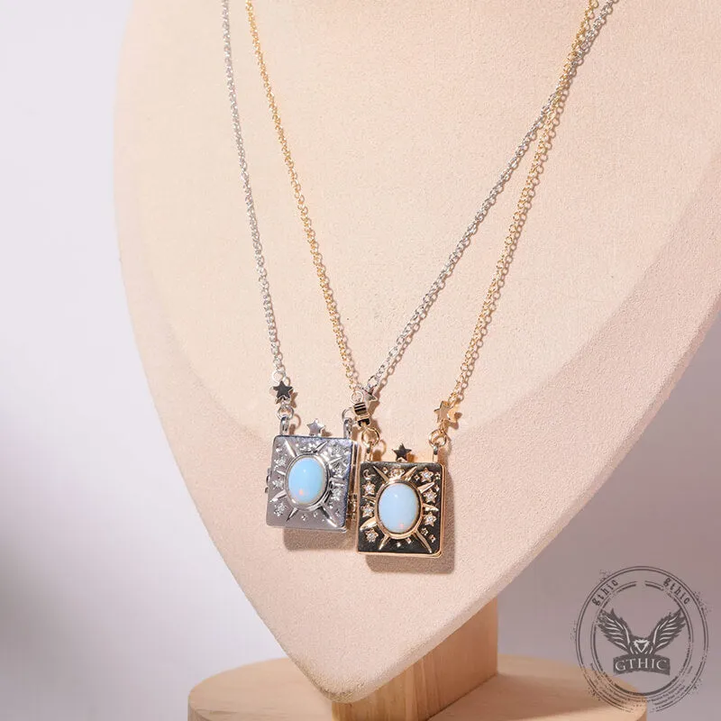 Openable Love Words Vow Album Copper Locket Necklace sold by GTHIC product image thumbnail 3