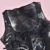 Slim Tie-Dye Button Tassel Sleeveless Midi Dress sold by GTHIC
