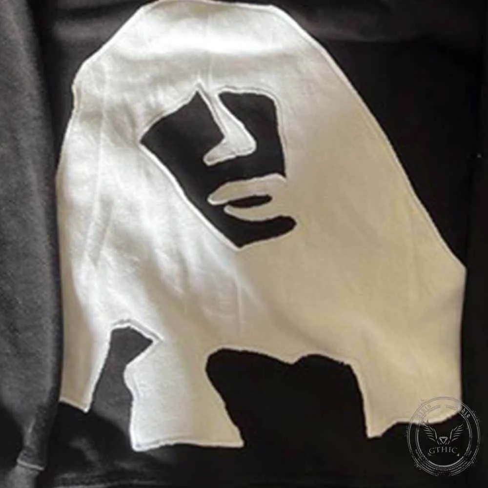 Gothic 3D Dark Girl Print Embroidery Loose Hoodie sold by GTHIC product image thumbnail 4