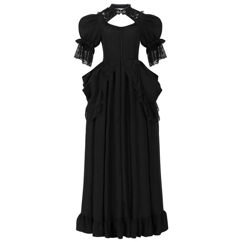 Gothic Palace Lace Back Tie Design Formal Dress sold by GTHIC