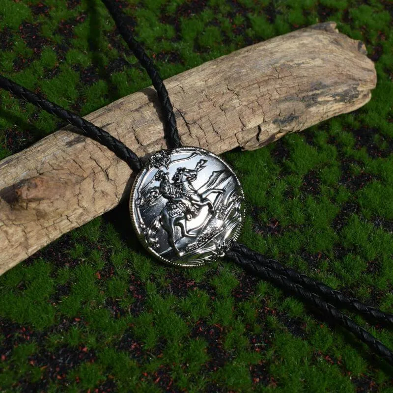 Vintage Rose Rabbit Mushroom Alloy Cowboy Bolo Tie sold by GTHIC product image thumbnail 4
