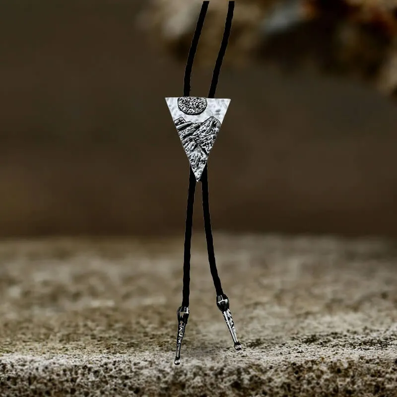 Vintage Double Gun Rose Alloy Bolo Tie sold by GTHIC product image thumbnail 3