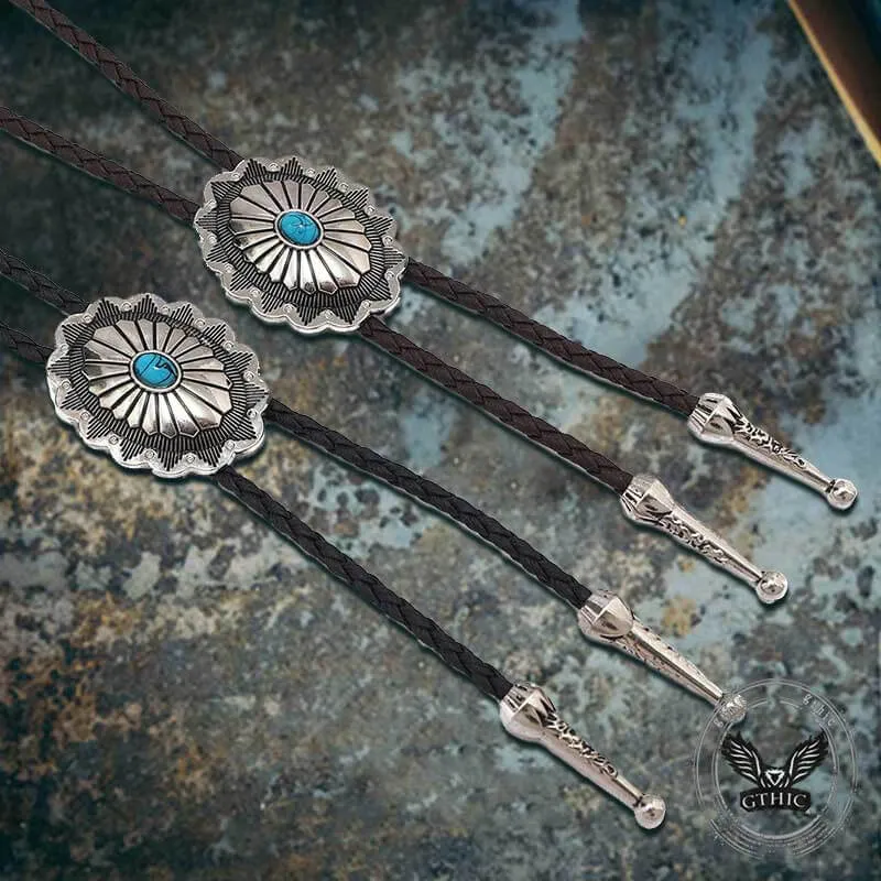 Celtic Pattern Turquoise Alloy Viking Bolo Tie sold by GTHIC