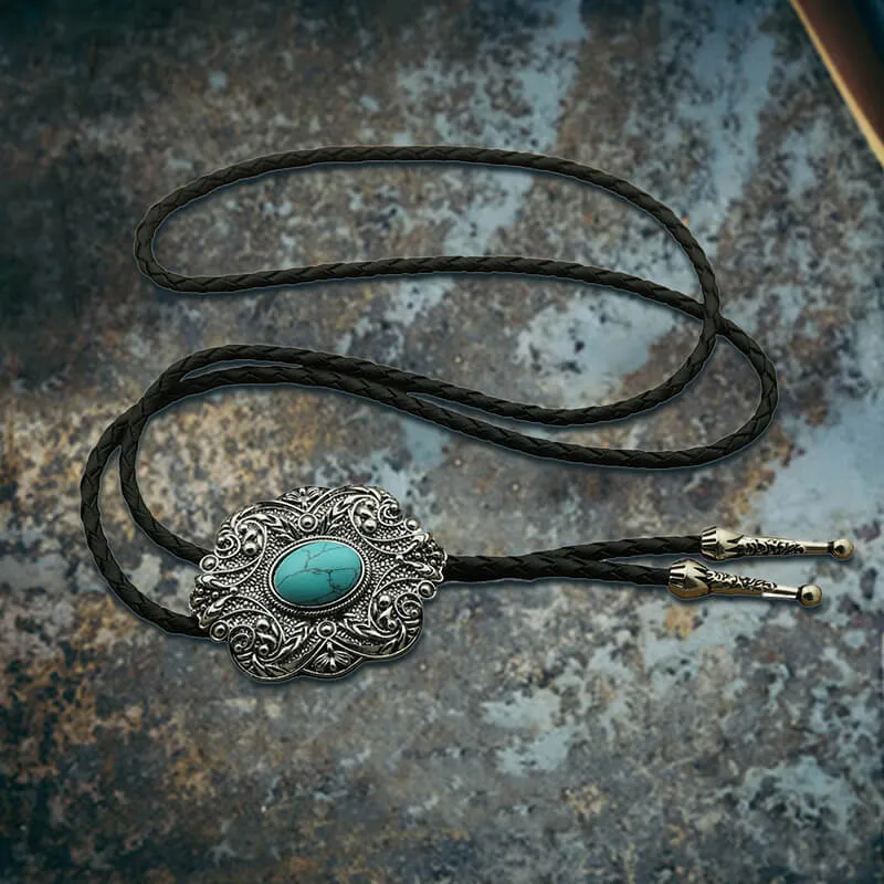 Classic Gemstone Western Cowboy Zinc Alloy Bolo Tie sold by GTHIC product image thumbnail 5