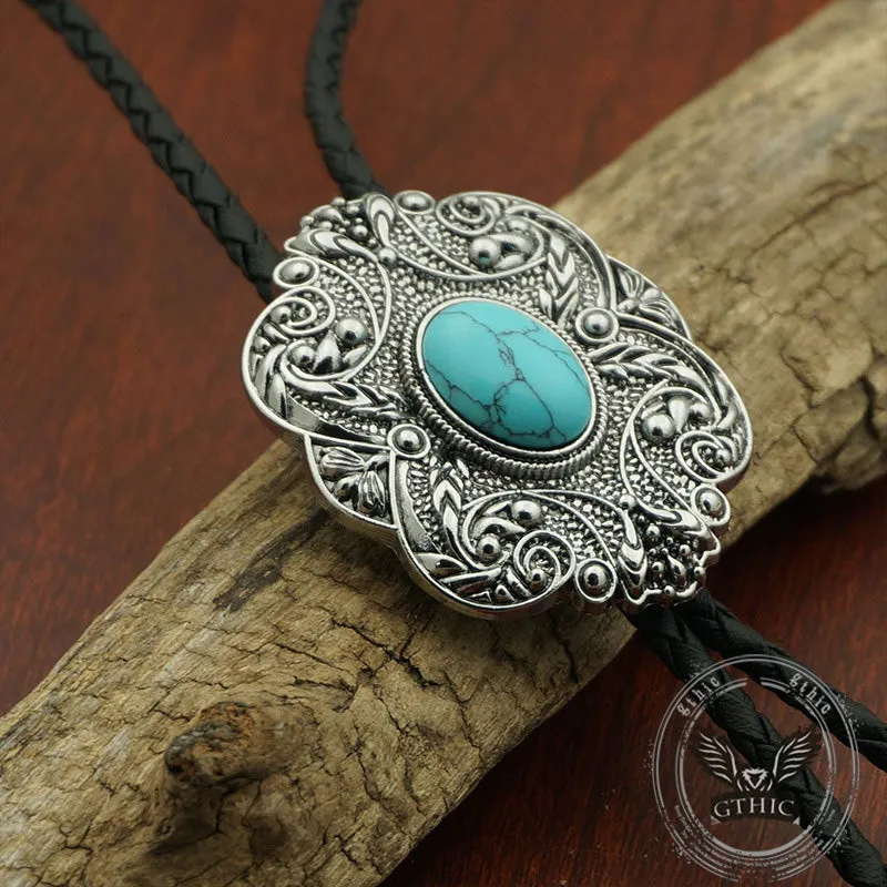 Classic Gemstone Western Cowboy Zinc Alloy Bolo Tie sold by GTHIC