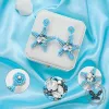 Ocean Style Braided Blue Starfish Rice Bead Earrings sold by GTHIC