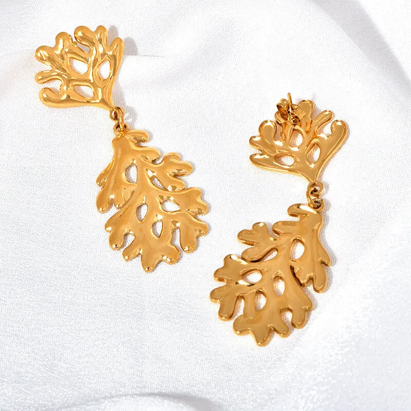 Versatile Starfish Seaweed Stainless Steel Drop Earrings sold by GTHIC product image thumbnail 3