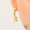 Ocean Style Starfish Shell Stainless Steel Earrings sold by GTHIC