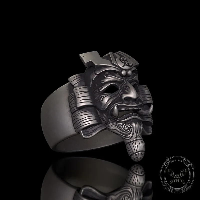 Ronin Ghost Samurai Sterling Silver Ring sold by GTHIC product image thumbnail 5
