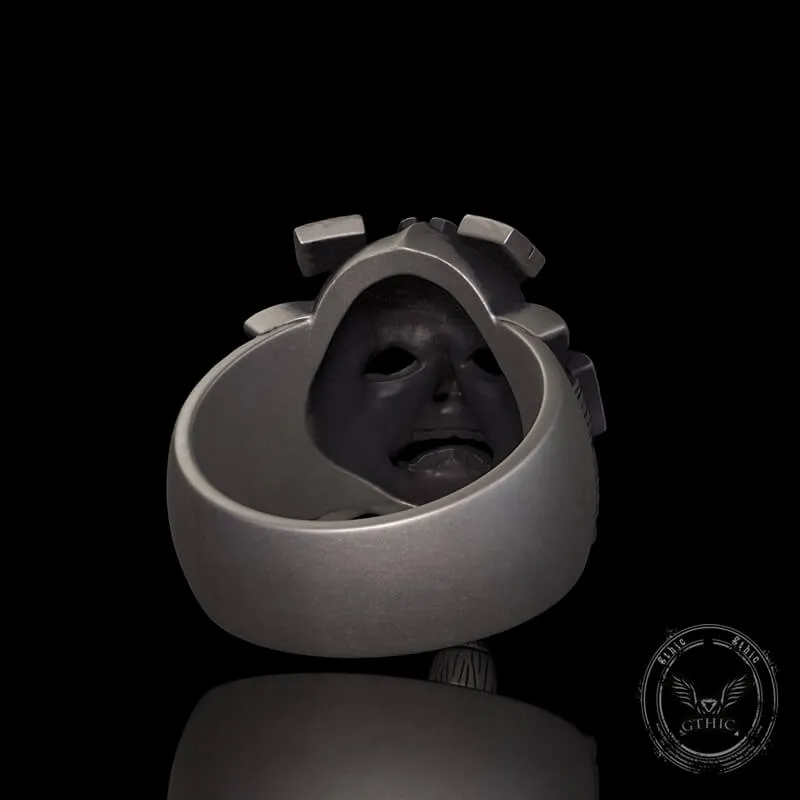 Ronin Ghost Samurai Sterling Silver Ring sold by GTHIC product image thumbnail 4