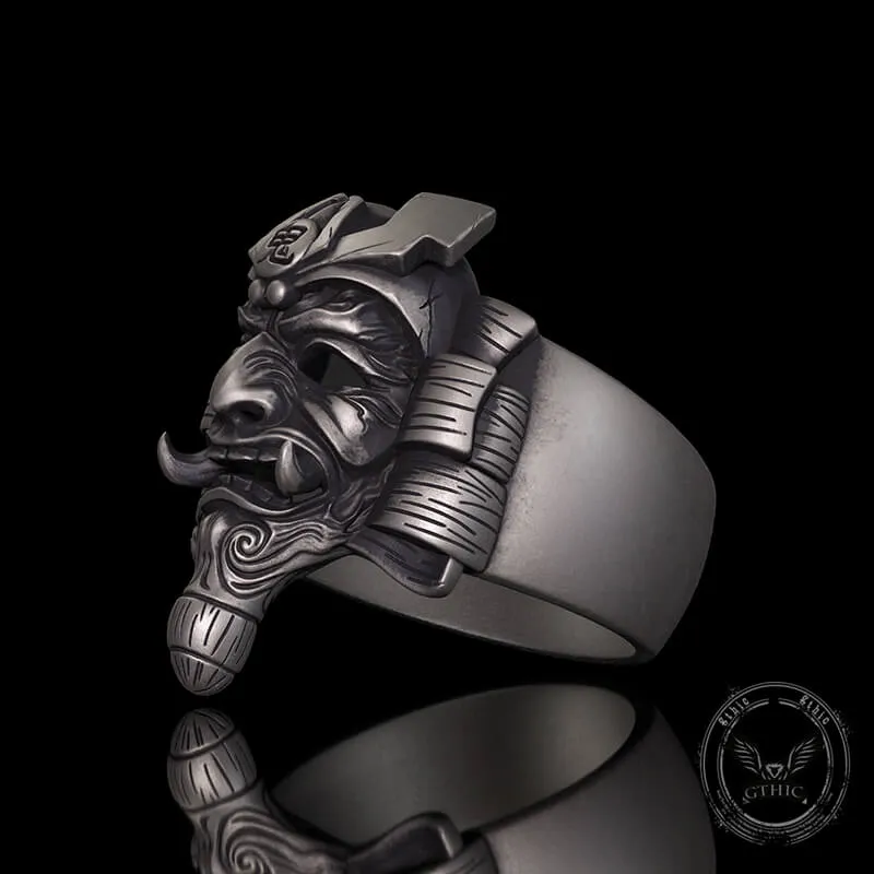 Ronin Ghost Samurai Sterling Silver Ring sold by GTHIC product image thumbnail 2