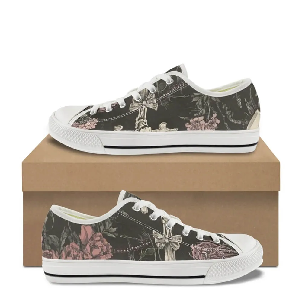 Flowers And Cross Print Canvas Shoes sold by GTHIC product image thumbnail 2