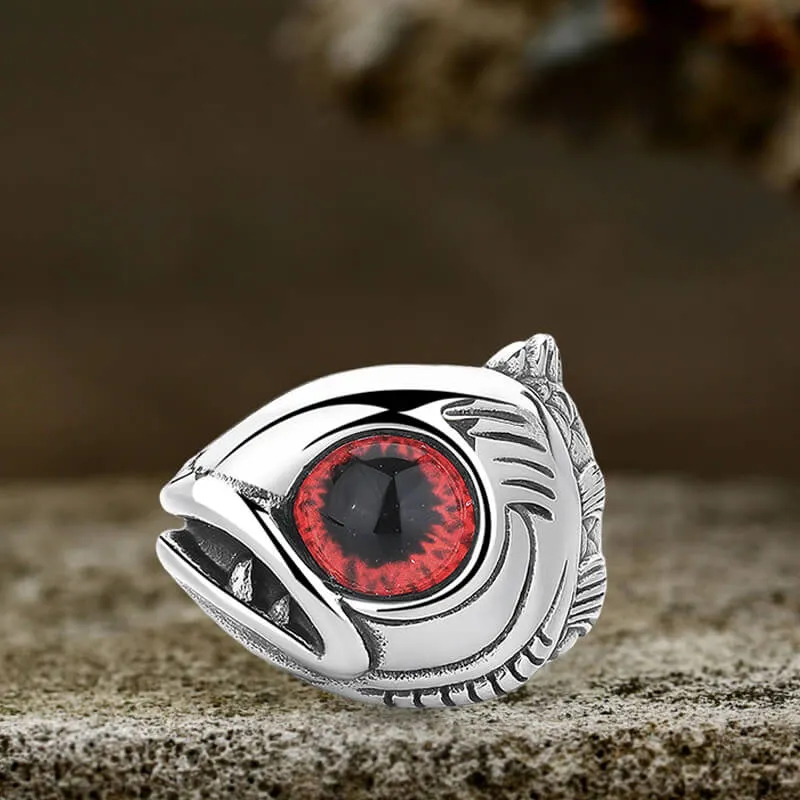 Fashion Fish Gem Eyes Stainless Steel Animal Ring sold by GTHIC product image thumbnail 5