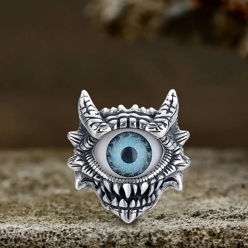 Dopamine Horus Little Devil Eye Stainless Steel Ring sold by GTHIC product image thumbnail 4