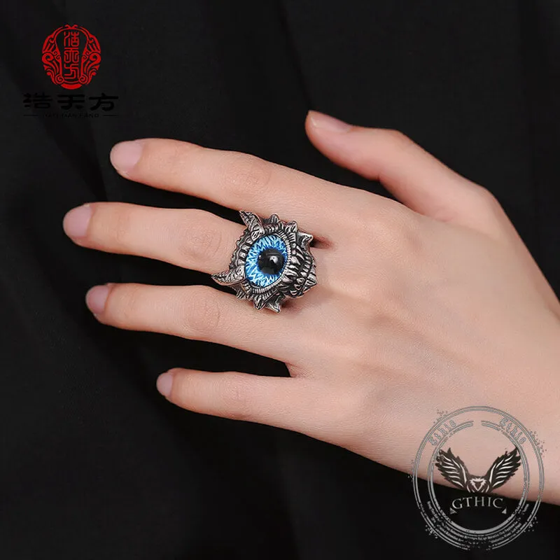 Dopamine Horus Little Devil Eye Stainless Steel Ring sold by GTHIC product image thumbnail 2