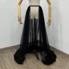 Solid Maxi Tulle Mesh Detachable Skirt Train sold by GTHIC