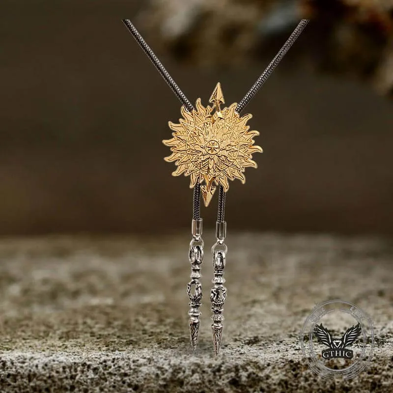 Vintage Sun And Arrow Western Cowboy Alloy Bolo Tie sold by GTHIC product image thumbnail 5