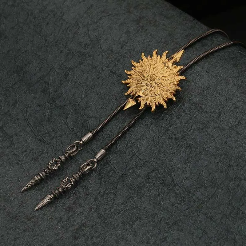 Vintage Sun And Arrow Western Cowboy Alloy Bolo Tie sold by GTHIC product image thumbnail 4