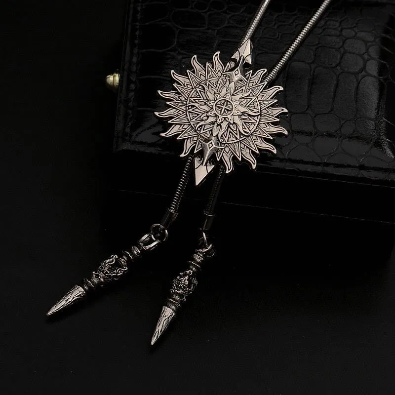 Vintage Sun And Arrow Western Cowboy Alloy Bolo Tie sold by GTHIC product image thumbnail 3
