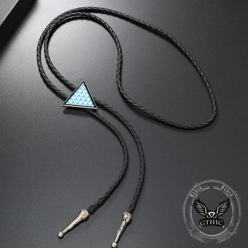 Vintage Texture Inverted Triangle Alloy Bolo Tie sold by GTHIC product image thumbnail 5
