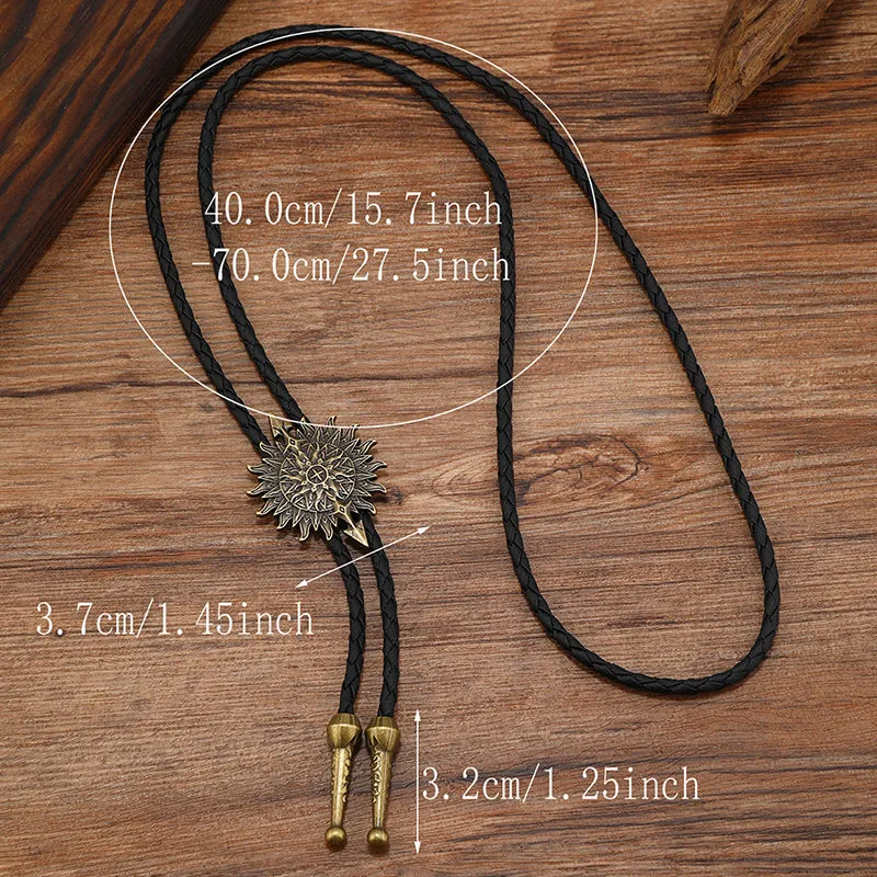 Vintage Sunflower Adjustable Alloy Bolo Tie sold by GTHIC product image thumbnail 4