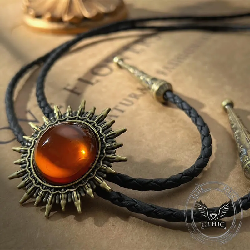 Versatile Shiny Sun Western Cowboy Alloy Bolo Tie sold by GTHIC