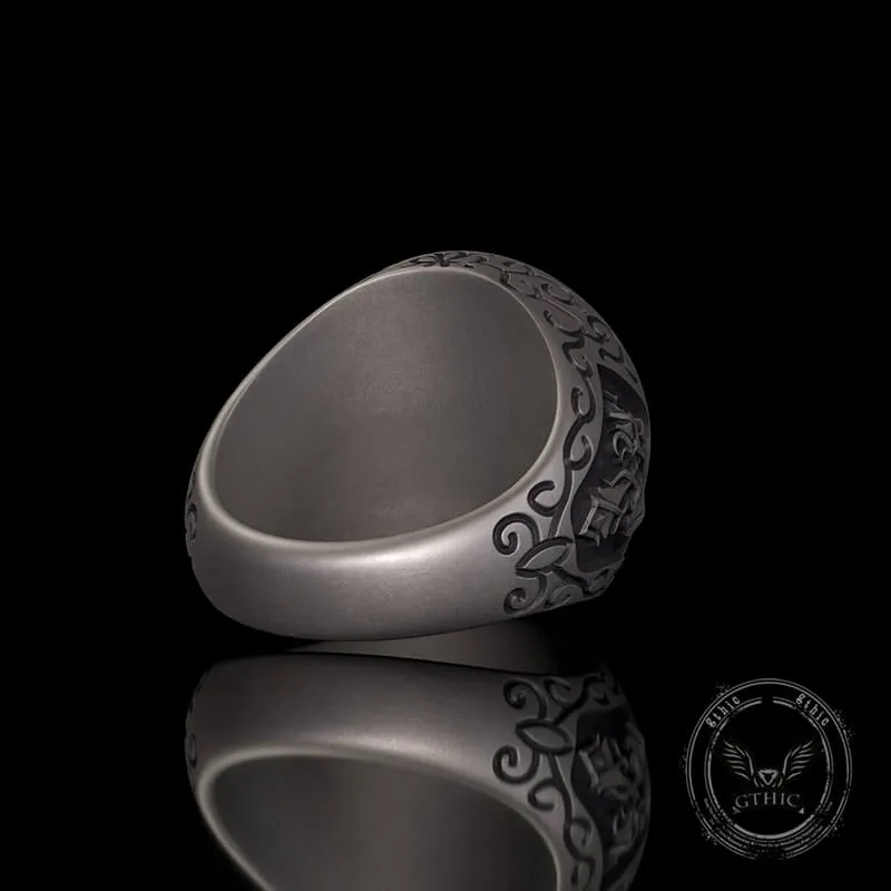 Cross Archangel Guardian Sterling Silver Ring sold by GTHIC product image thumbnail 5